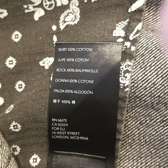 💕FREE PEOPLE💕 Bailey Denim Mini Skirt ~ Maverick - Picture 13 of 13